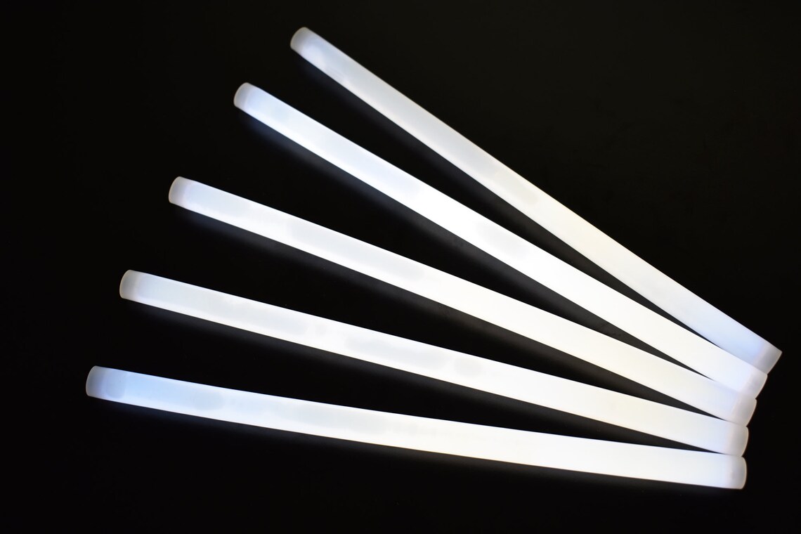 Directglow 12 Inch White Jumbo Glow Sticks Bulk Glow in the Etsy