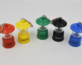 DirectGlow Mini Lantern 395 nm UV Torch LED Keychain Flashlight UltraViolet Blacklight Light Replaceable Batteries