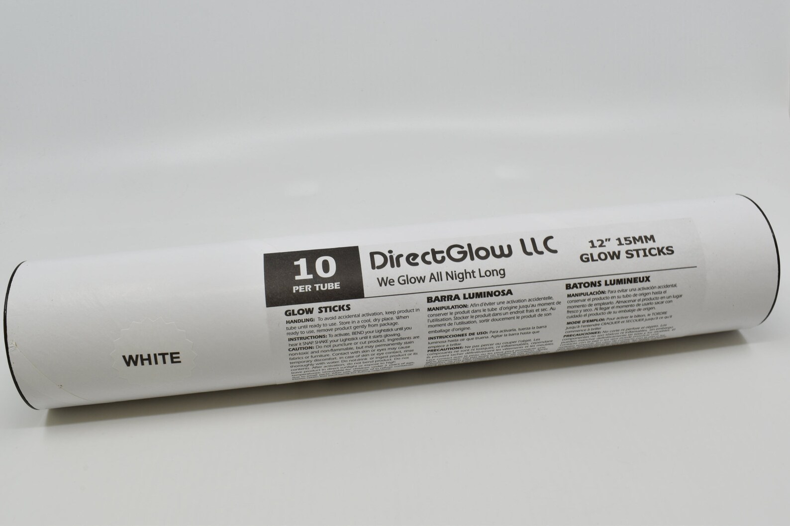Directglow 12 Inch White Jumbo Glow Sticks Bulk Glow in the Etsy