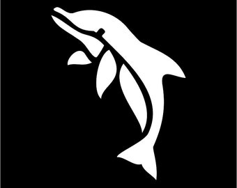 Dolphin Face and Body Paint Art Glitter Makeup Reusable Tattoo Stencil- 5 Pack