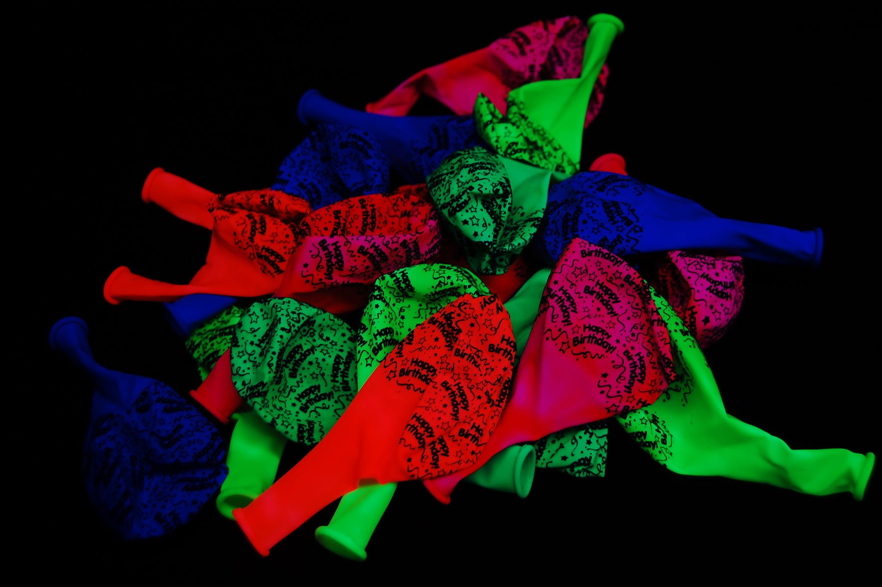 Neon Latex 11 Inch UV Blacklight Reactive Neon Multicolor Etsy