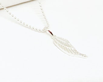 Angel Wing Necklace by Silver Locker Jewellery • Sterling Silver Necklace • Minimalist Jewellery • Wing Jewellery • Angel Necklace