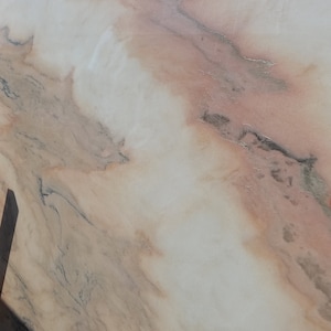 Luxury white pink marble top