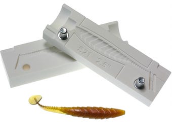 Stampo Esche Da 38-122mm Stampo Per Esche In Plastica Morbida Keitech Swing Impact - Per Creare Esche Fai-da-te Da 38 A 122 Mm Stampo Keitech Swing Impact Fai Da Te - Foto 6