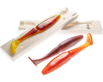 Stampo Per Esca Grundel Goby Fish Esca Morbida In Plastica Fai Da Te 3,15" - Italia - Foto 7