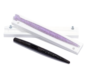 Yamamoto 9-10-954 Senko Worm 5" 10 Per Pack Purple With Emerald - Foto 6