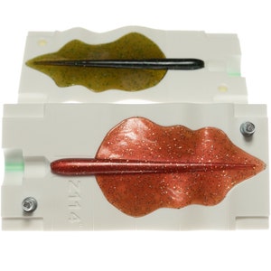 Leurre bricolage en plastique souple pour poisson Vibra Grub Reaper, moule à appâts 4"
