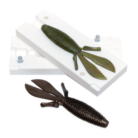 buzz bomb fishing lure mold Bait Mold D Bomb Creature Soft Plastic DIY Lure 4.3