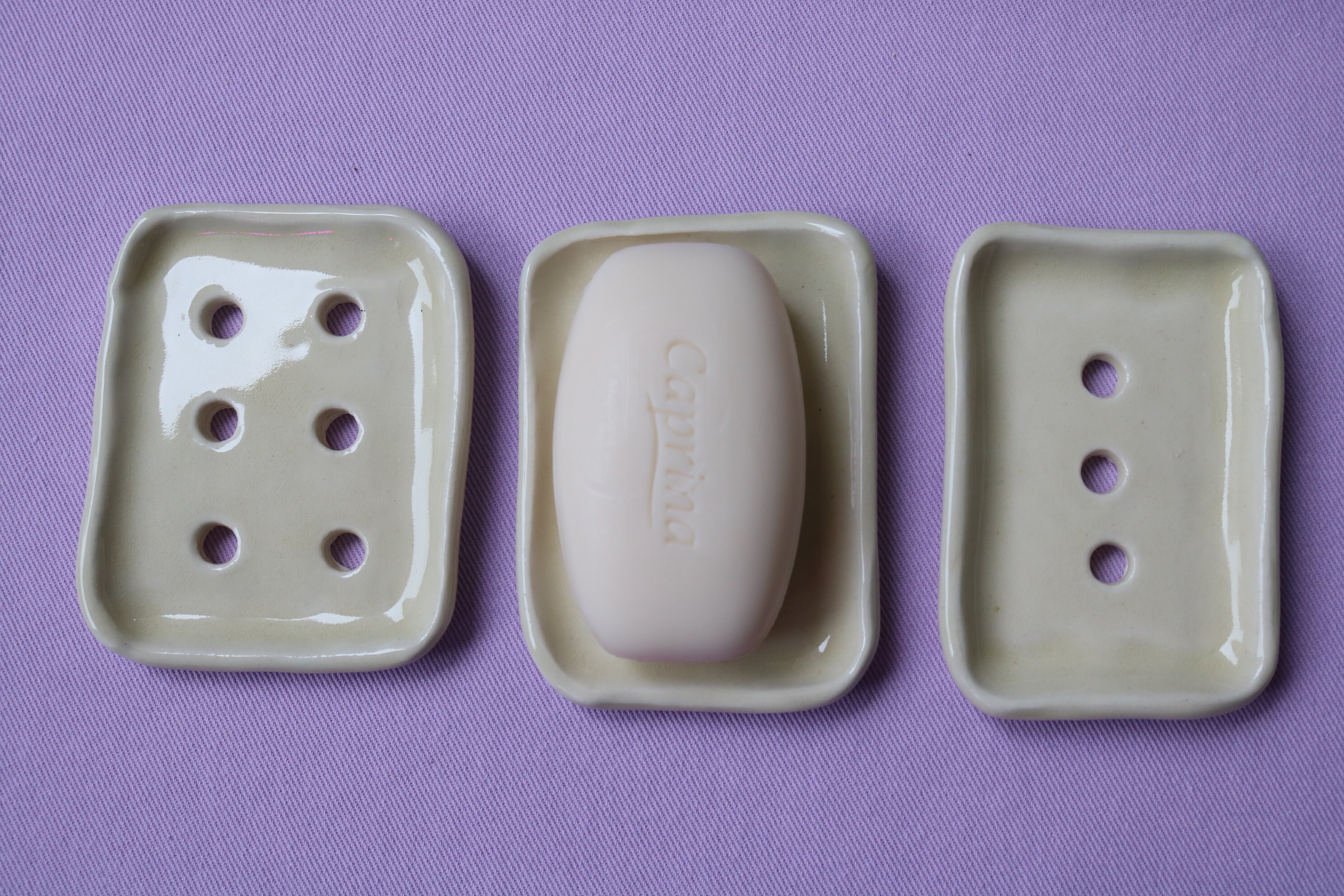 Ceramic Soap Dish Kitchen Home Decor Drain Pottery Etsy