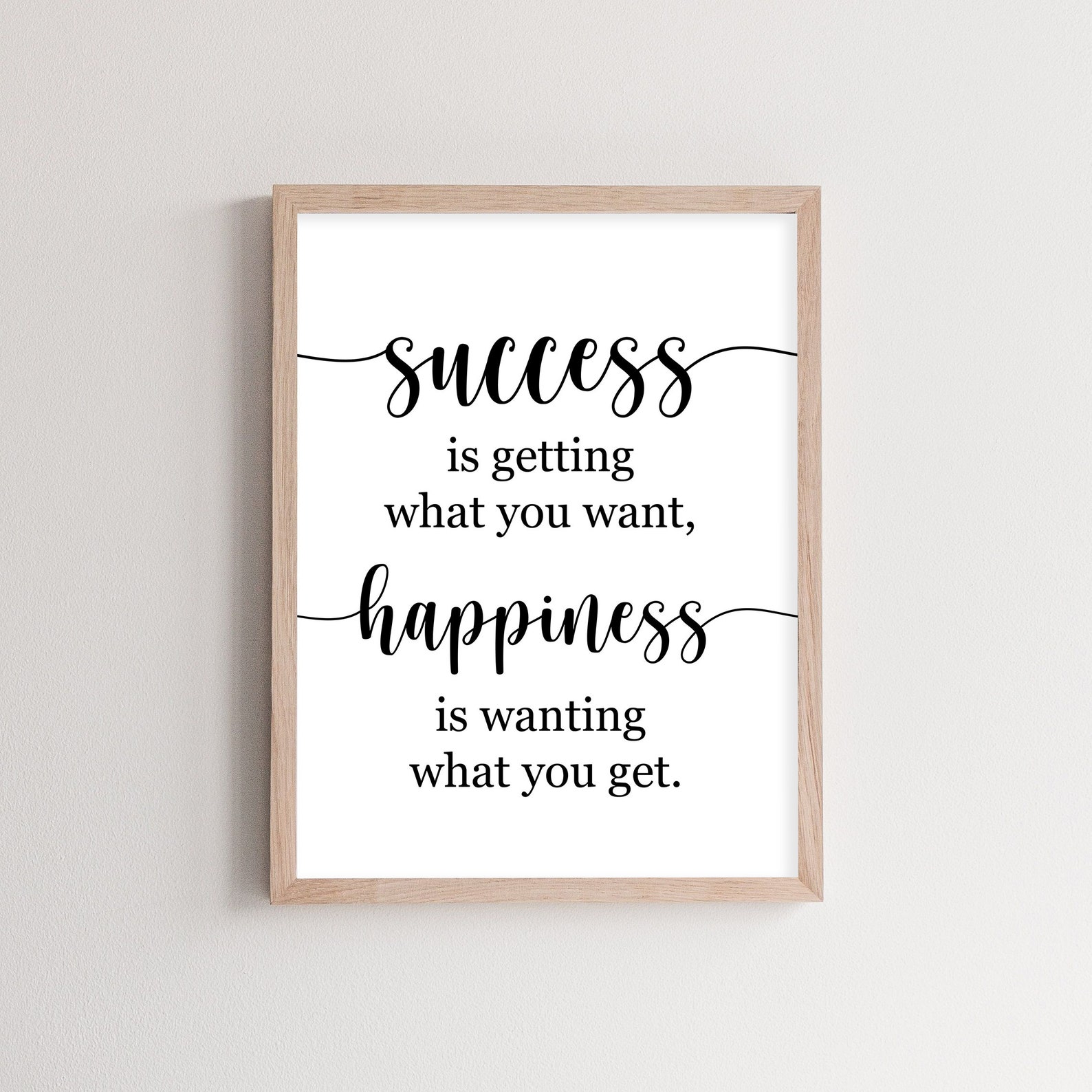 Success Quote Happiness Quote Quotes about Life | Etsy