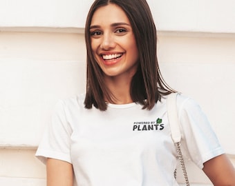Powered By Plants Shirt | Powered By Plants Sweatshirt | Vegan Shirt | Plant-Based Shirt | Vegan Gift | Vegan Sweatshirt | Veganism