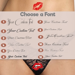 Custom Calligraphy Temporary tattoos. Tramp Stamps (x5), Personalised tattoo, DDLG,  Fetish, Sexy Tattoo