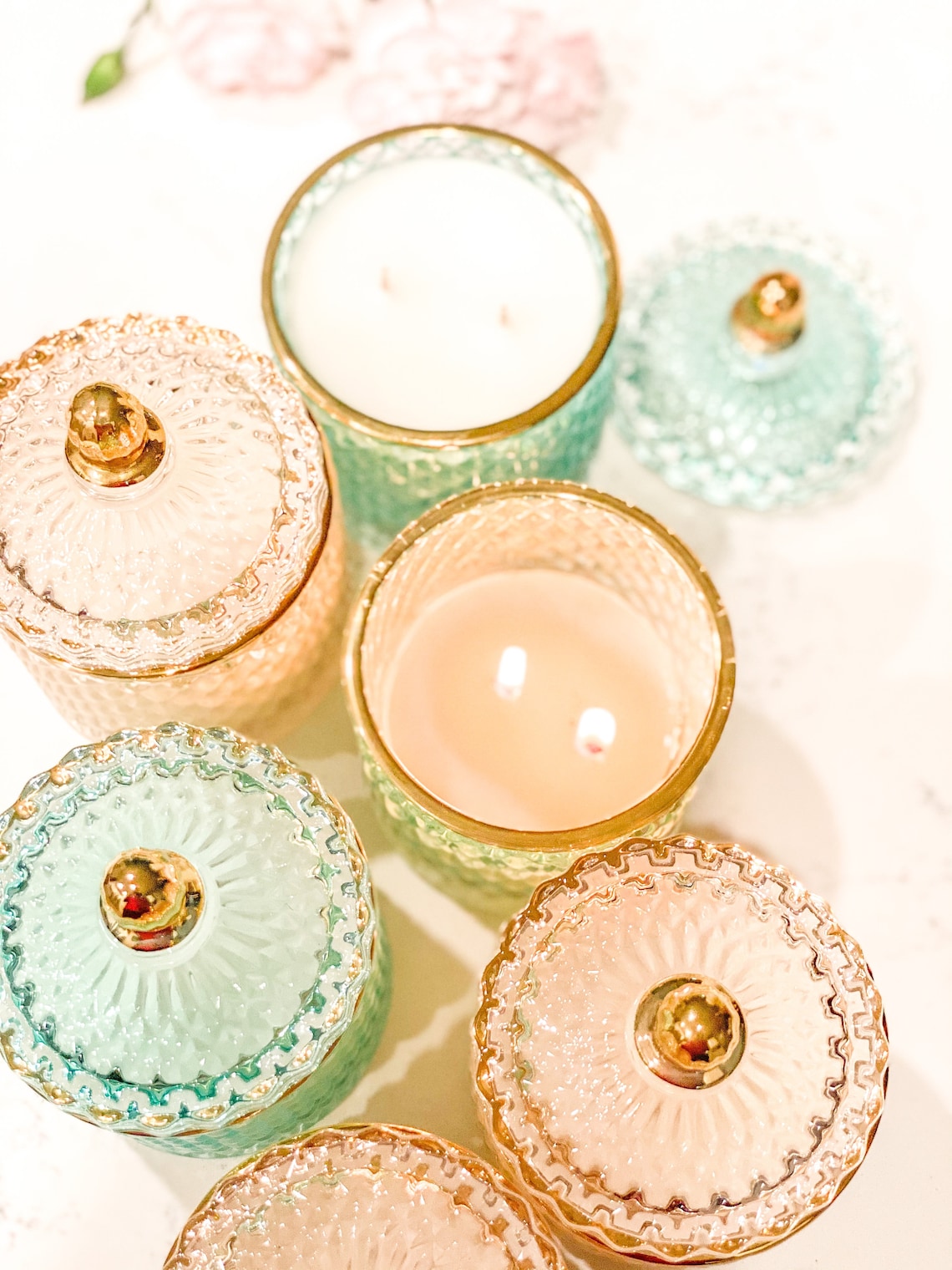 Spring Blossom Candle Candles Handmade Candle Luxury Etsy