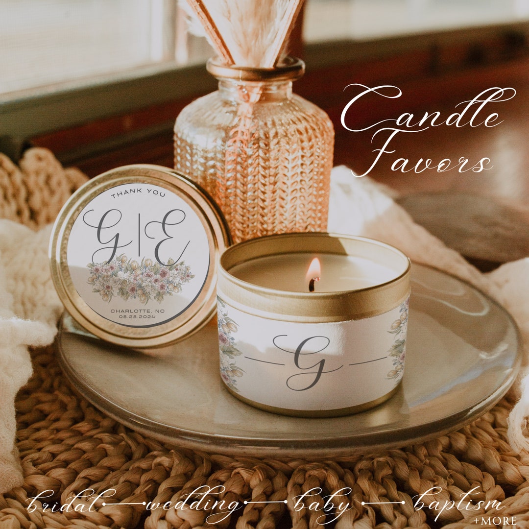 Candle Favors for Guests Party Favors Wedding Candle Favor Etsy