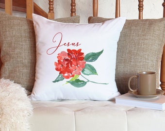 Jesus Christian Pillow for home, Faith Pillow,