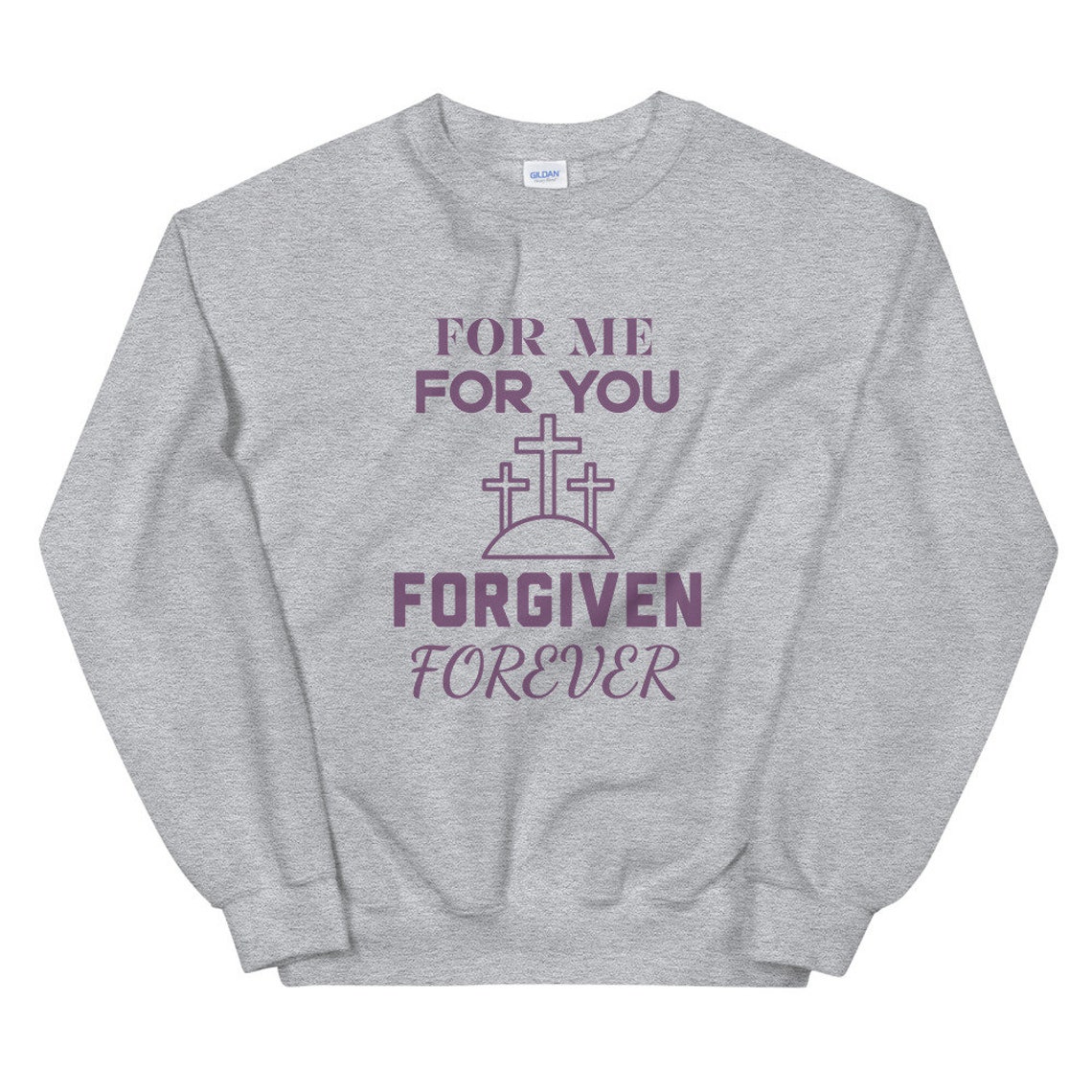 Forgiven Unisex Sweatshirt Christian Crewneck Women's - Etsy UK