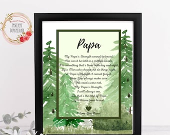 Father's Day Poem, Gift for Father's Day, Poem for Dad, Birthday Gift for Dad, Dad Sign, Unique Gift Idea
