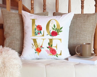 Love Christian Pillow, Faith Pillow for Home, Wedding Gift