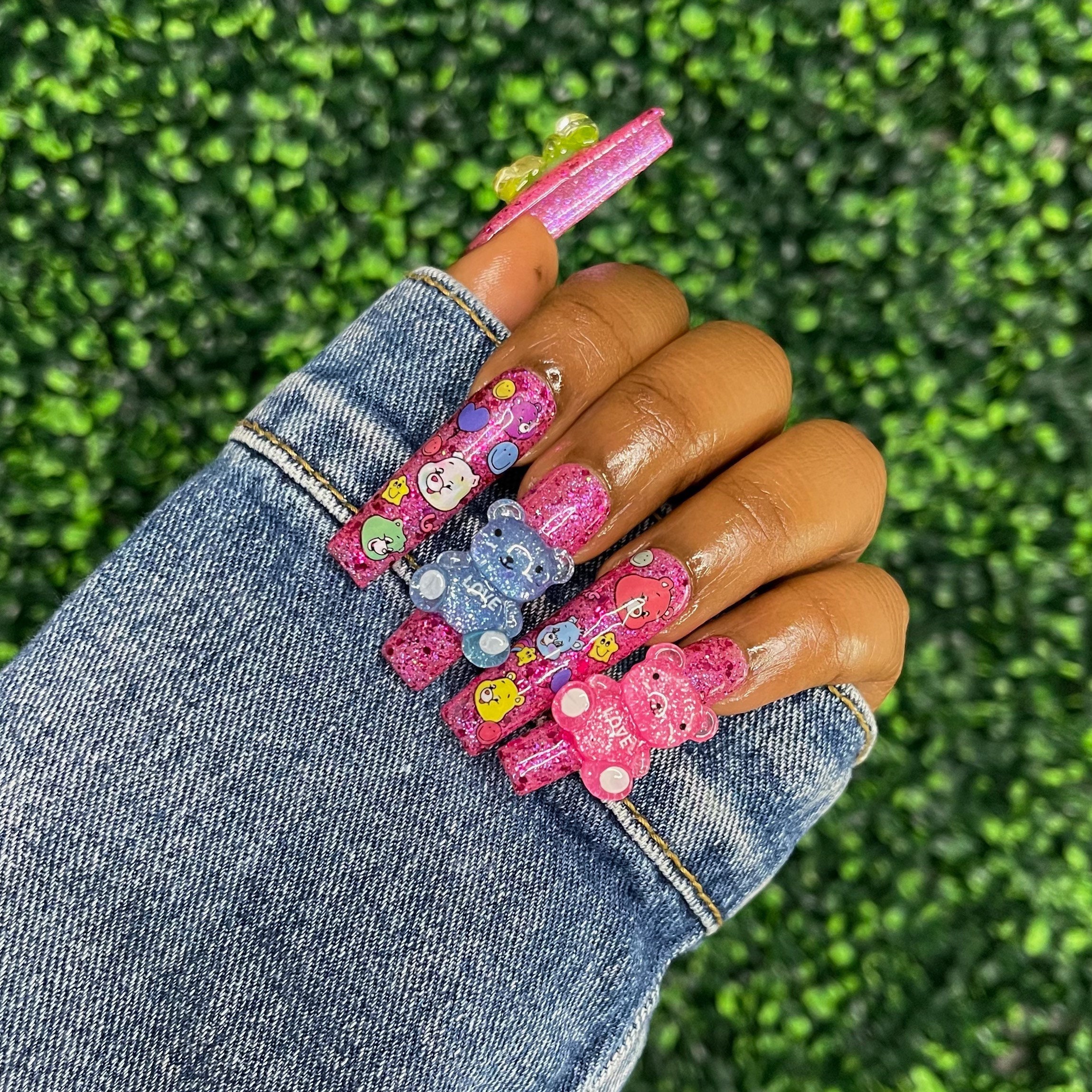 Handmade presson nails reusable optional shape Etsy