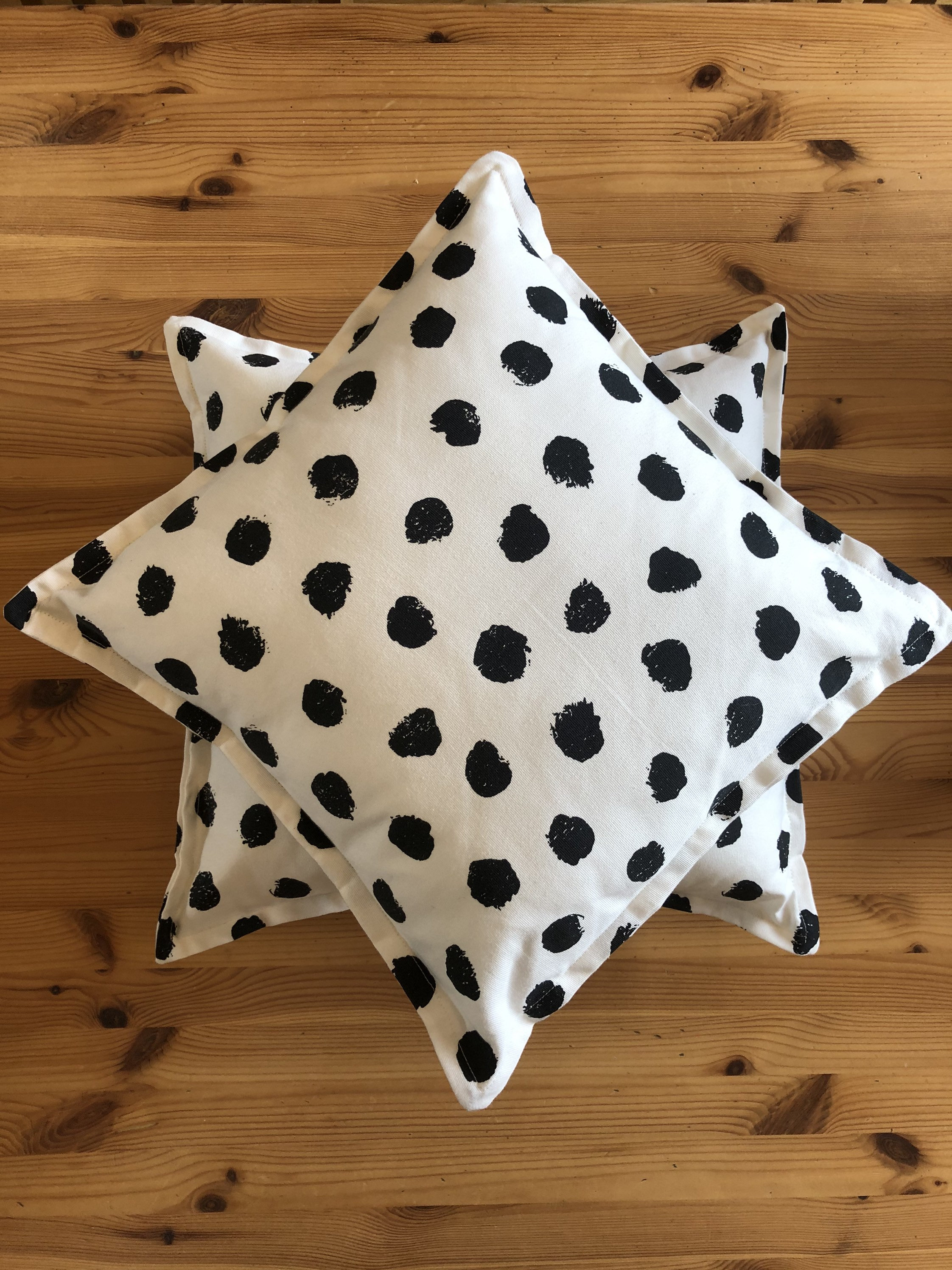 Spotted Monochrome Dalmatian Dot Cushion Etsy