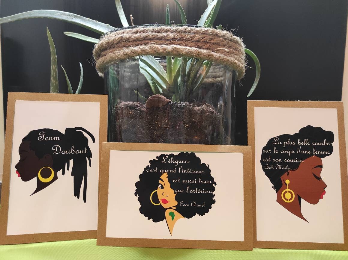 Trio Affiches Femmes Noires | Fenm Doubout