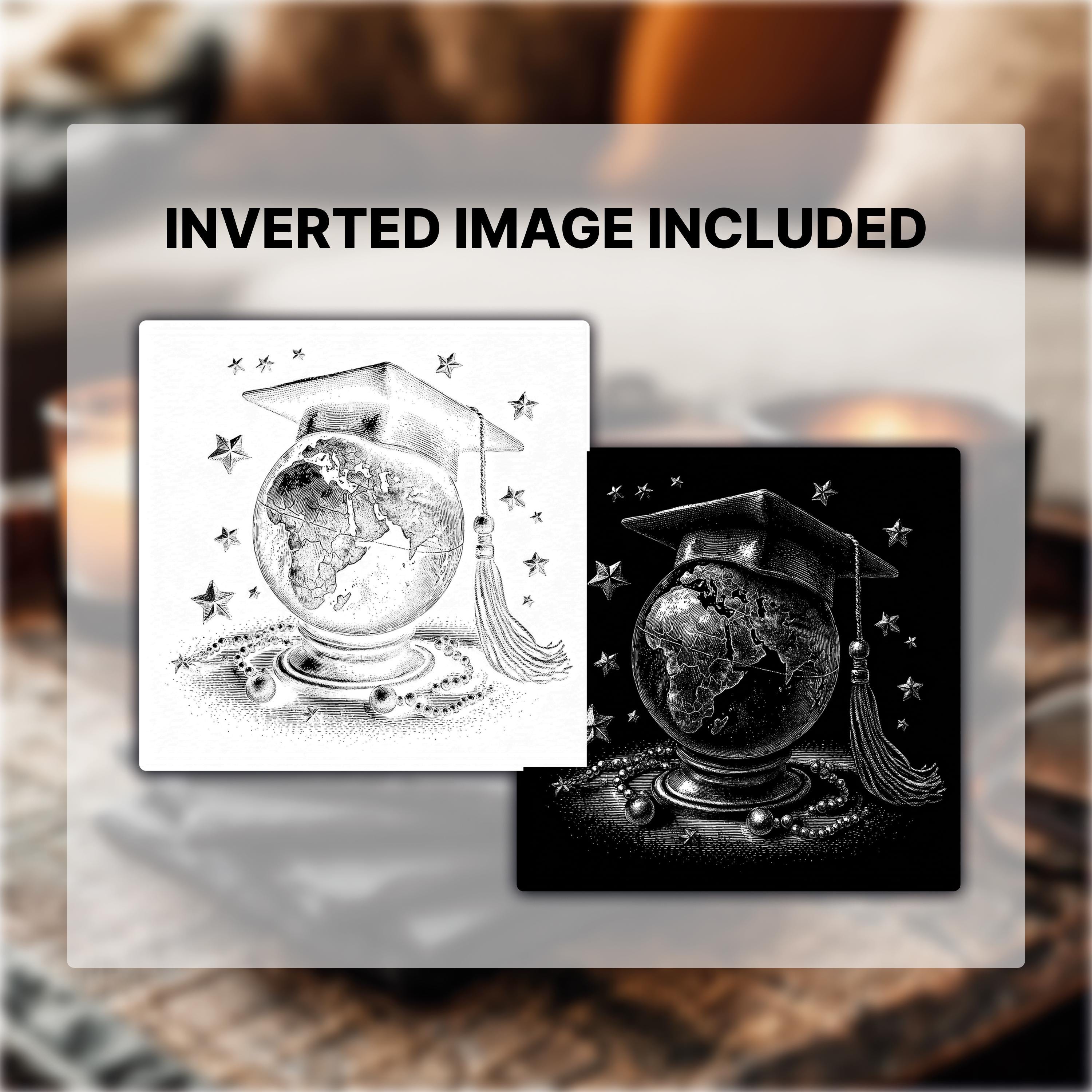 Graduation 2026 Engraving PNG Bundle, 9 Grad Cap Diploma Designs for ...