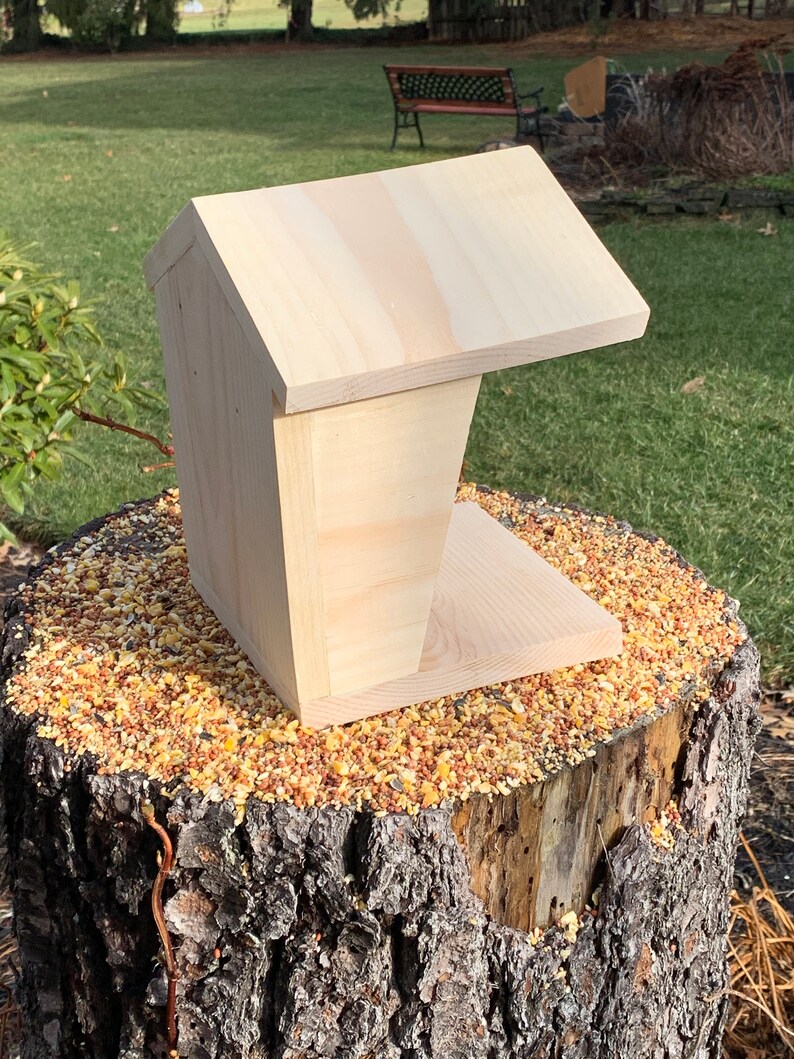 Blue Jay Bird House hand Made Etsy