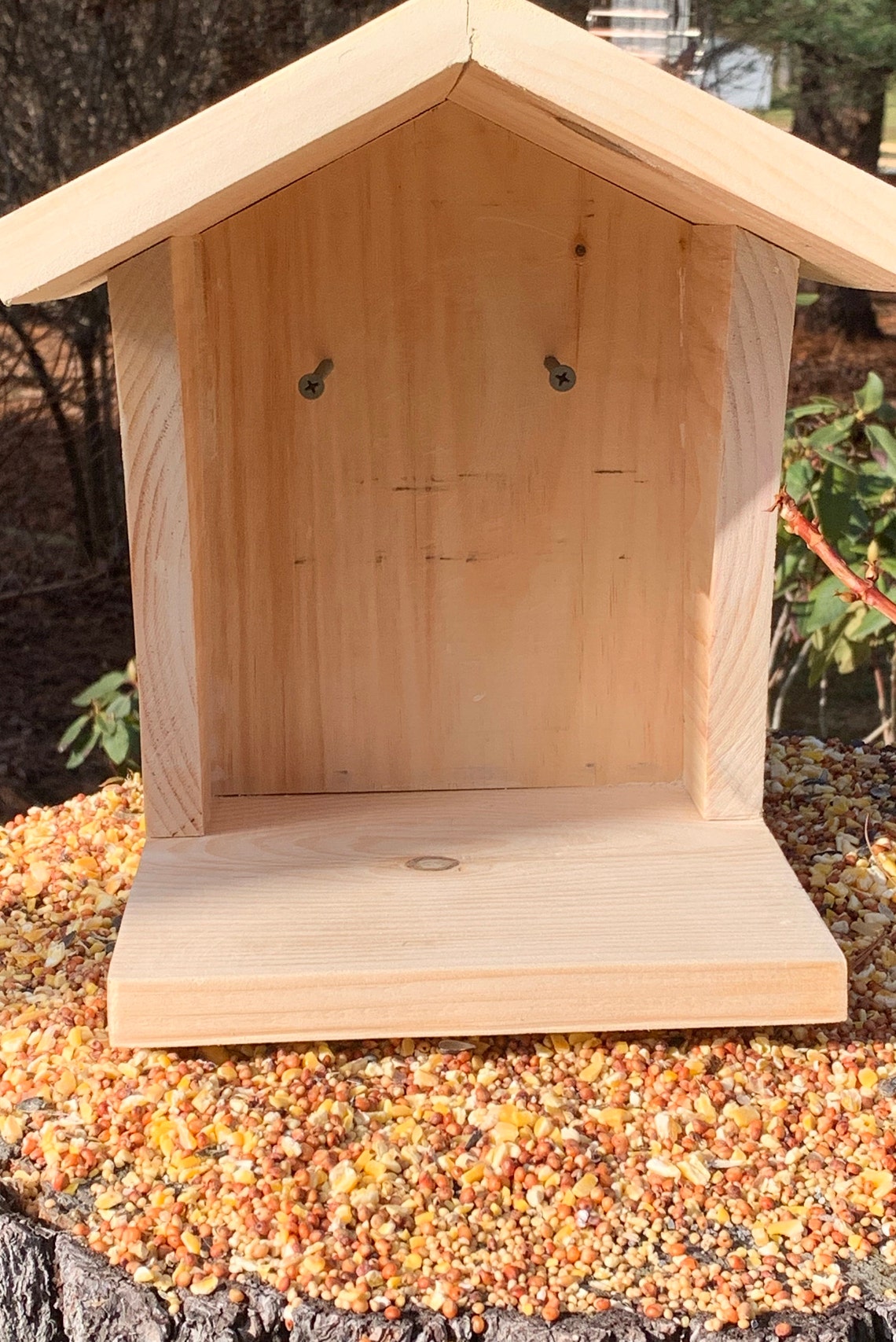 Blue Jay Bird House hand Made Etsy