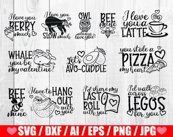 Download Valentines Day Svg Quotes For Sign Svg Files For Cricut Heart Love Svg St Valentine Silhouette Cameo Digital Printable Vector Eps Ai Dxf Png Art Collectibles Drawing Illustration Trustalchemy Com