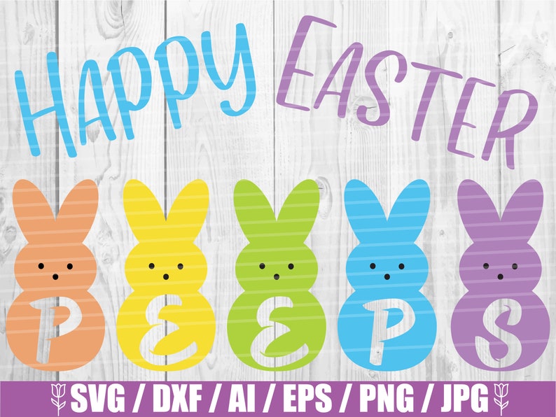 Download Marshmallow Bunny SVG Quote Peeps Spring Easter Quote SVG Files for Cricut Svg Silhouette Cameo ...