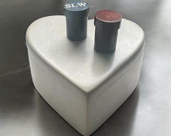 Heart Soapstone Memorial Keepsake | Engravable Mini Urn, Pet Loss Gift