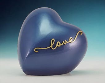 Personalized Heart Pet Cremation Urn | Engraved Memorial Ashes Urn