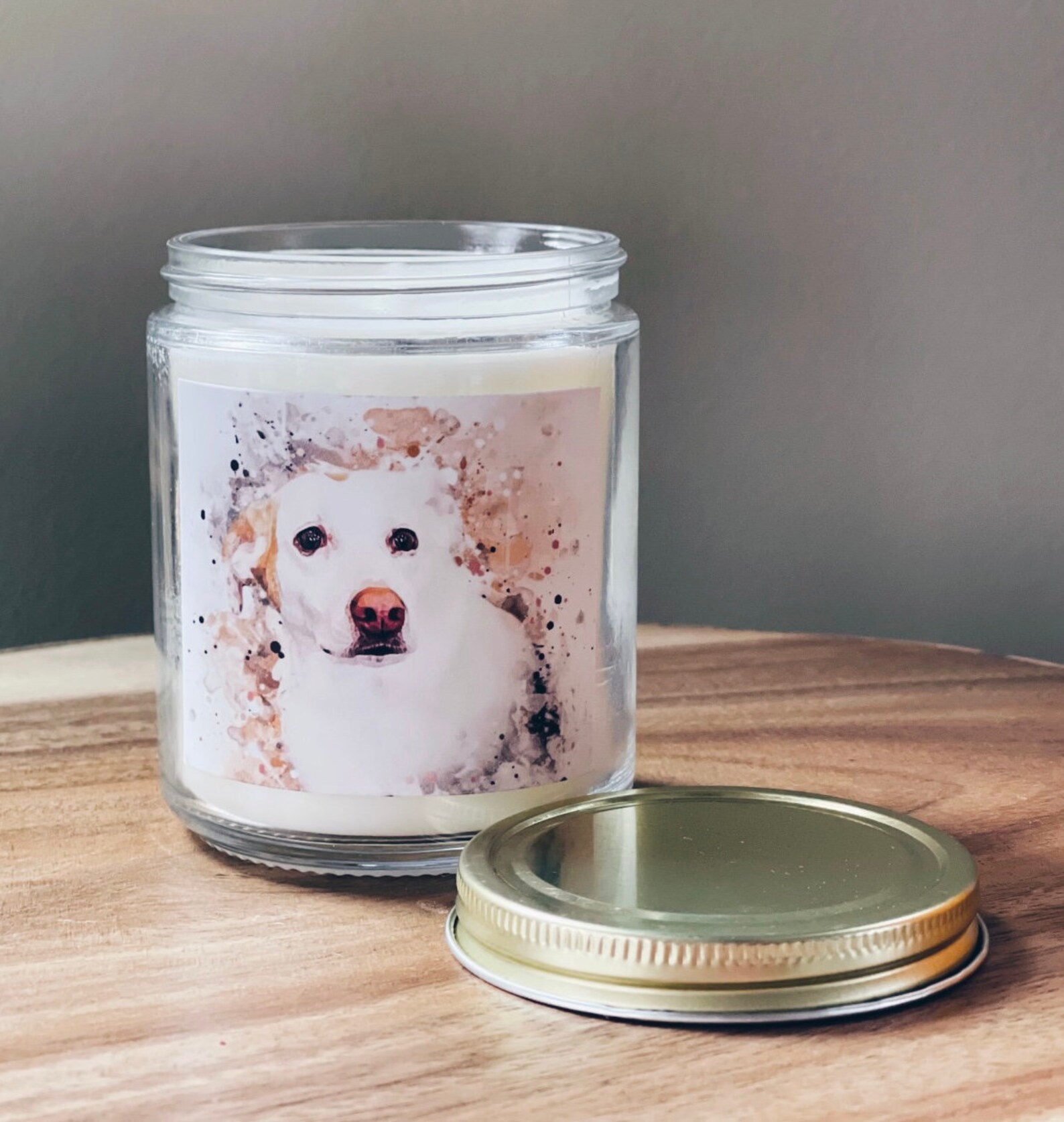 Custom Pet Portrait Candle/pet Candle/pet Loss/pet Etsy UK