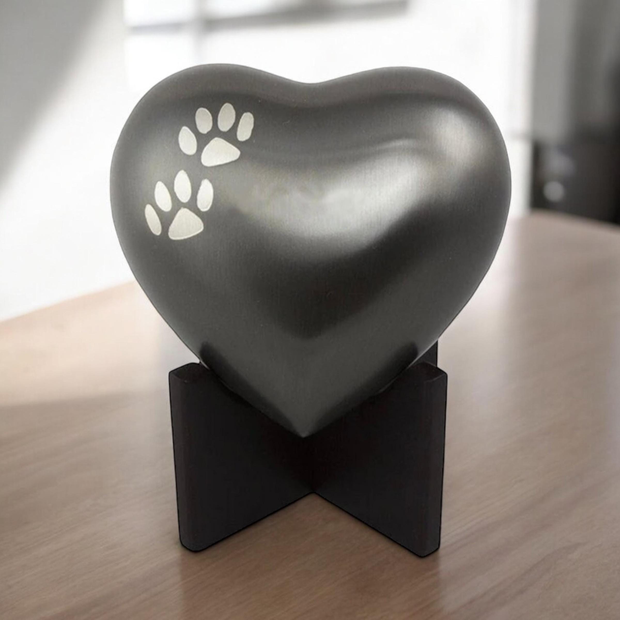 Heart shaped pet urns sale