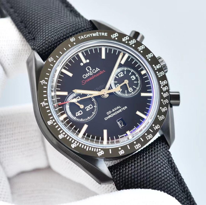 Omega Speedmaster Leather Strap Etsy