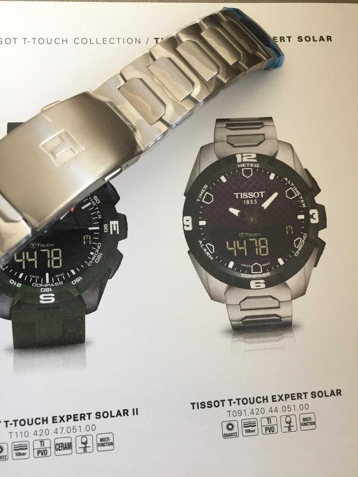 Tissot T-Touch Expert Solar Titanium Purple Dial 45mm