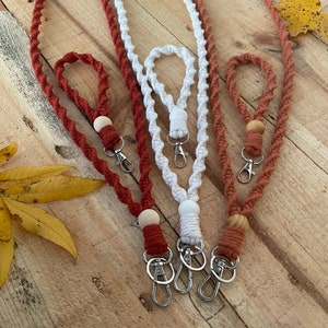 GIFT SET *Lanyard AND Wristlet Set* ,  Teacher Gift , Boho Lanyard , Boho Wristlet , Keychain Lanyard