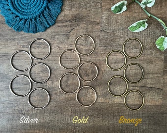2 Inch Metal Rings - Etsy