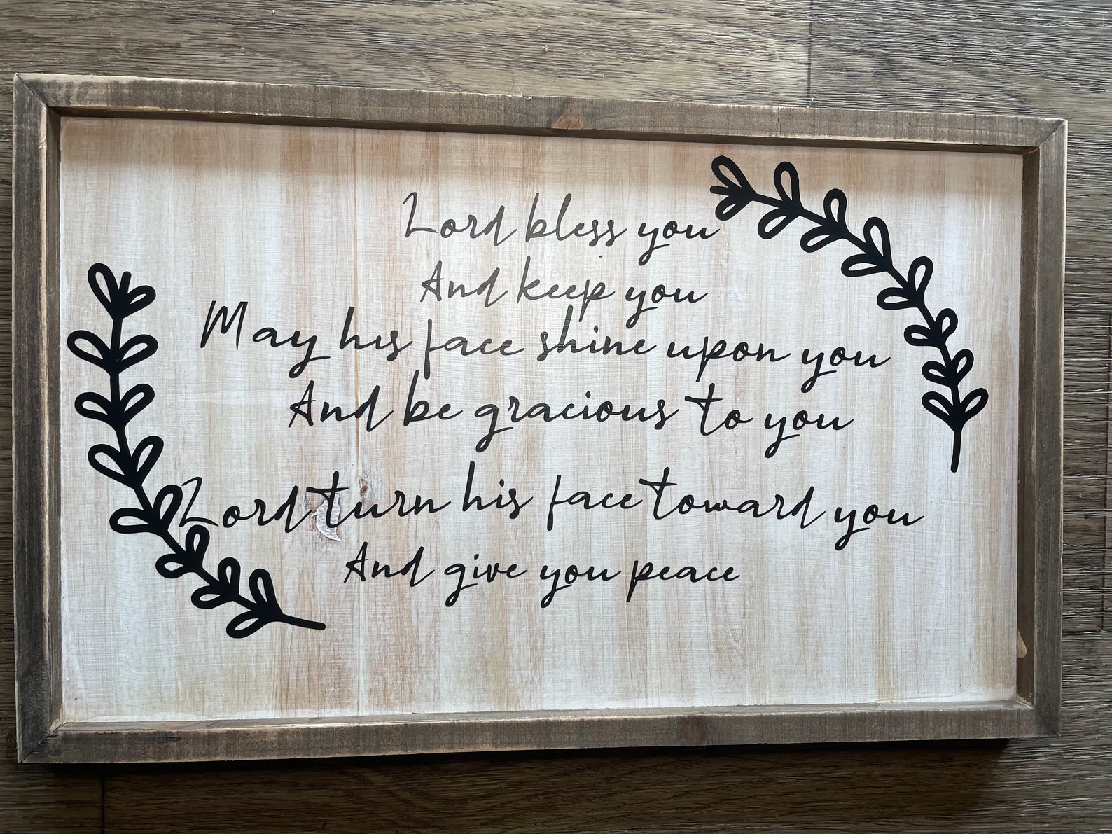 Priestly Blessing Sign Wall Decor Farmhouse Sign Home Etsy