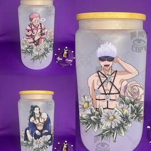 JJK Shibari Glass Tumbler