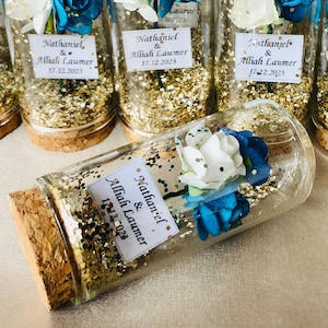 1-100Pcs Bulk Royal Blue Rustic Baby Birthday Shower Gifts, Wedding Brida Reveal Table Centerpiece, New 2024 Party Guest Return Welcome Gift