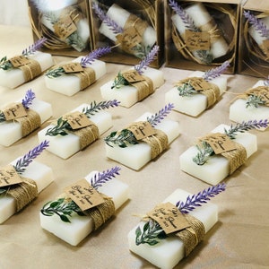 1-100 pezzi di sapone naturale per battesimo, baby shower, bomboniere nuziali per gli ospiti, regalo di sapone vegano all'ingrosso, bomboniere ecologiche per feste di compleanno, battesimo all'ingrosso