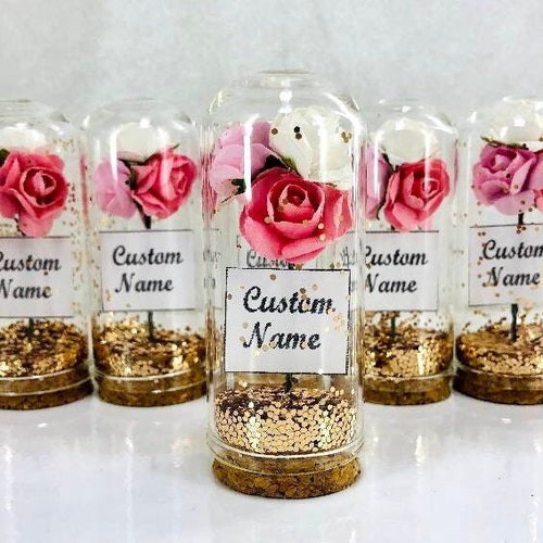 Beauty and the Beast Mini Glass Wedding Favors for Guests - Etsy Canada