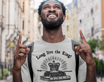 Jesus is Alive T-Shirt | Jesus is King / Long Live the King / King Jesus / Resurrection / He is Risen T-Shirt, Front and Back, Unisex Fit