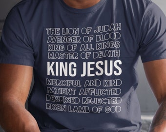 King Jesus: Lion and Lamb | Unisex T-Shirt | Tribe of Judah / Lion of Judah / Lamb of God / Risen Son