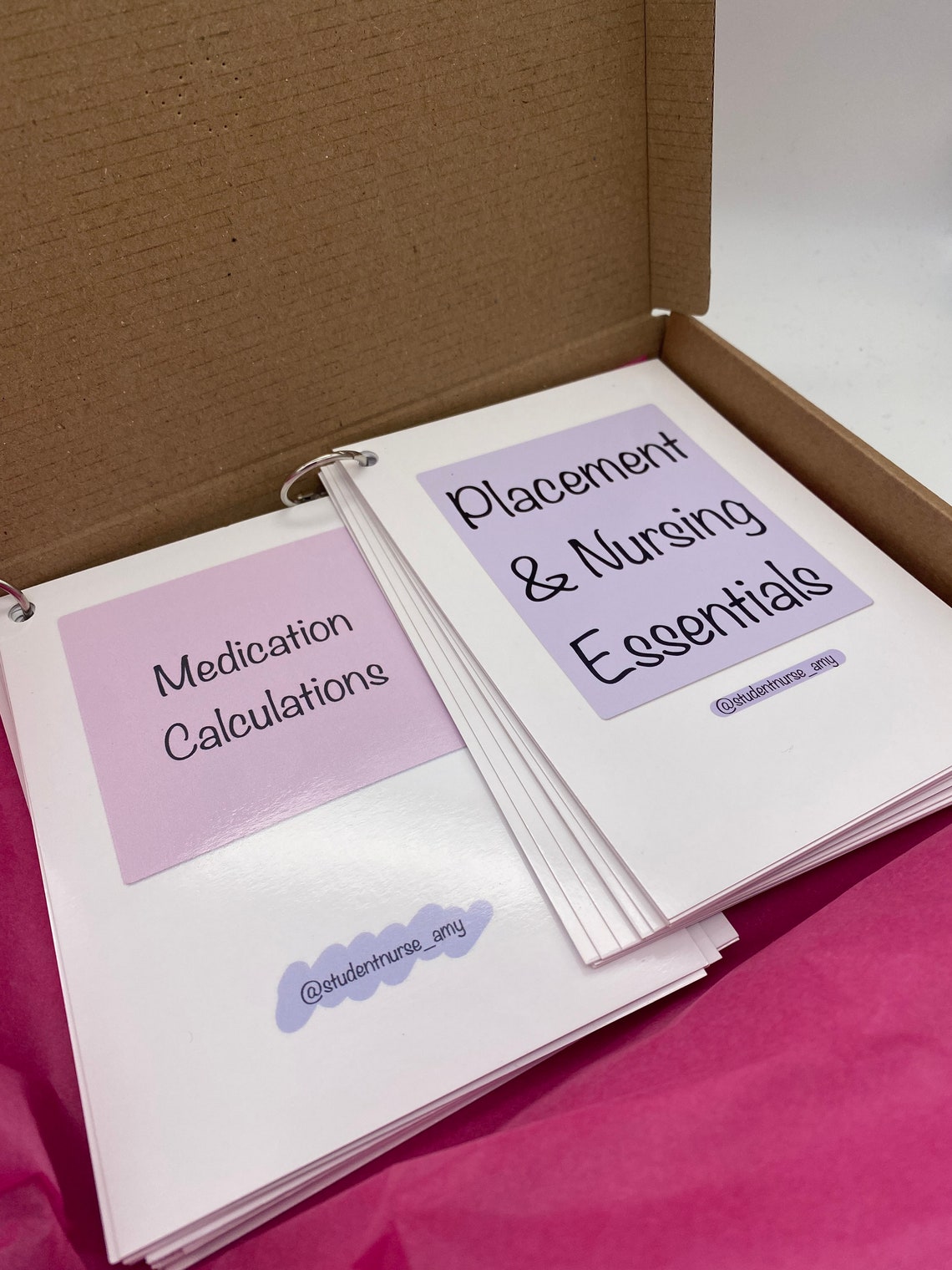 Nursing Flashcard Bundle Student Nurse Flashcard Bundle A6 Etsy UK