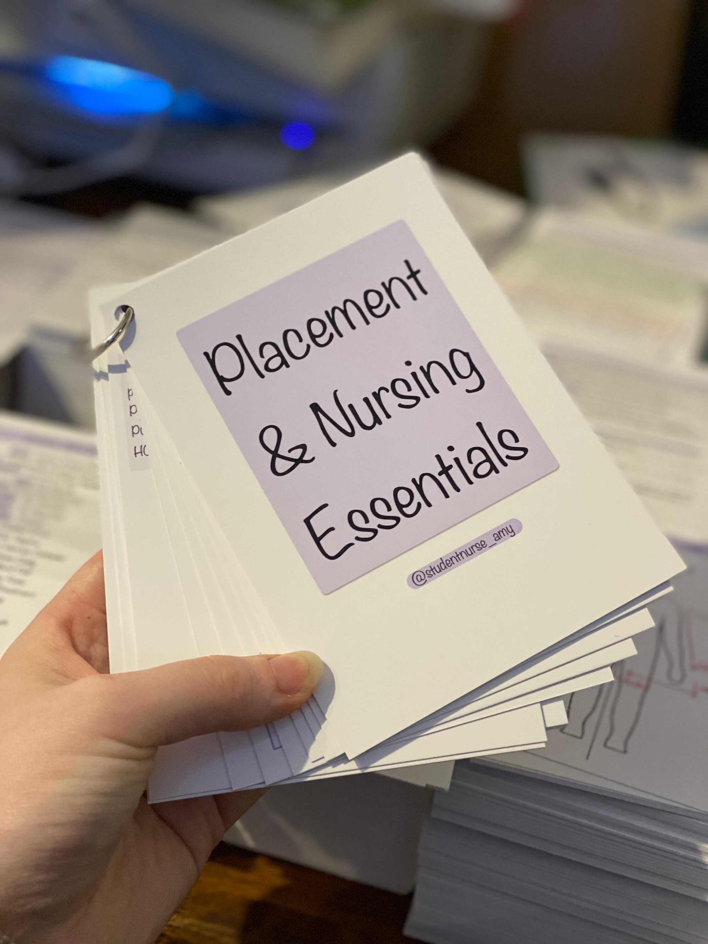 Nursing Flashcard Bundle Student Nurse Flashcard Bundle A6 Etsy UK