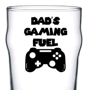 Décalcomanie en verre personnalisée - Décalcomanie vinyle - Étiquette en verre Fête des Pères - Amateur de jeux - Cadeaux pour lui - Cadeau grand-père - Cadeau papa - Cadeau papa chien