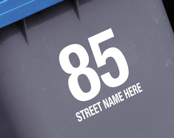 Wheelie Bin Numbers