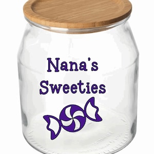Etichetta personalizzata per barattolo di dolciumi - Festa della mamma - adesivo - regalo fai da te per la festa della mamma - adesivo personalizzato - etichetta per barattolo di dolci - etichetta per barattolo di dolcetti